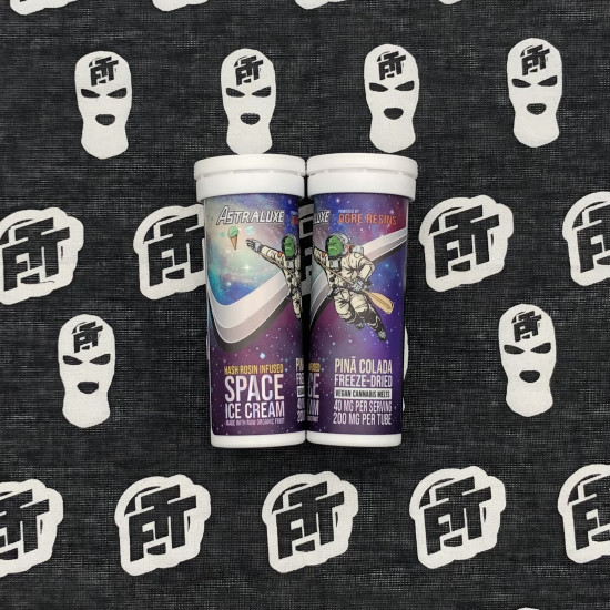 Astraluxe & Ogre Resins - Pina Colada Space Ice Cream Edibles (200mg)