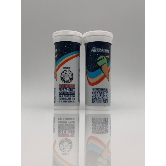 Astraluxe & Ogre Farms - Strawberry Feels Space Ice Cream Edibles (150mg) Astraluxe & Ogre Farms - Strawberry Feels Space Ice Cream Edibles (150mg)