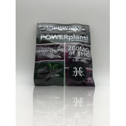 POWERplant! by SUPERCHILL & Hash Era - Limited Edition Blackberry Fruit Chew Edibles (200mg)