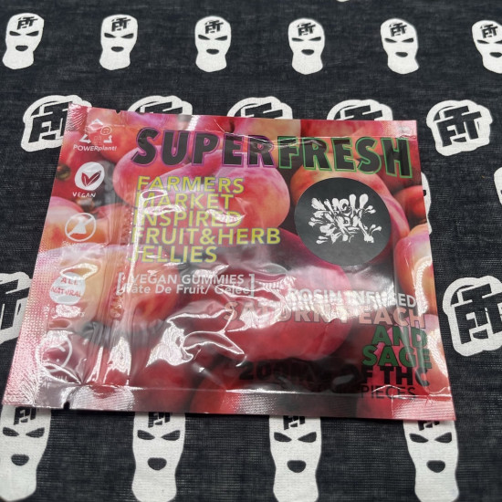 POWERplant by SuperChillAF & Hash Era - Saturn Peach and Sage Fruit & Herb Jellies (200mg) POWERplant by SuperChillAF & Hash Era - Saturn Peach and Sage Fruit & Herb Jellies (200mg)
