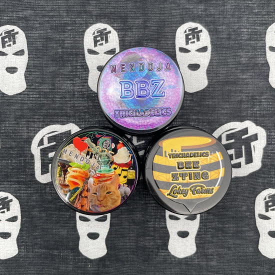 Trichadelics & Lokey Farms - Bee Zting 70u Cold Cured Rosin (2g) Trichadelics & Lokey Farms - Bee Zting 70u Cold Cured Rosin (2g)